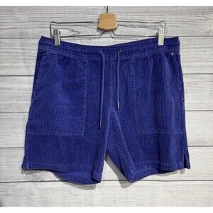 BP PURPLE  Corduroy Drawstring Shorts Cargo Pockets, Men’s Size M